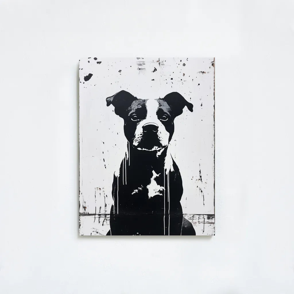 Custom Contemporary Art Pet Portrait