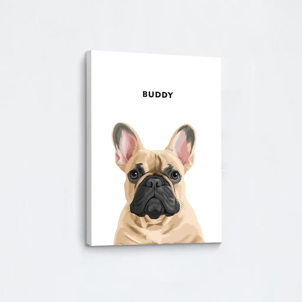 Custom Modern Pet Portrait