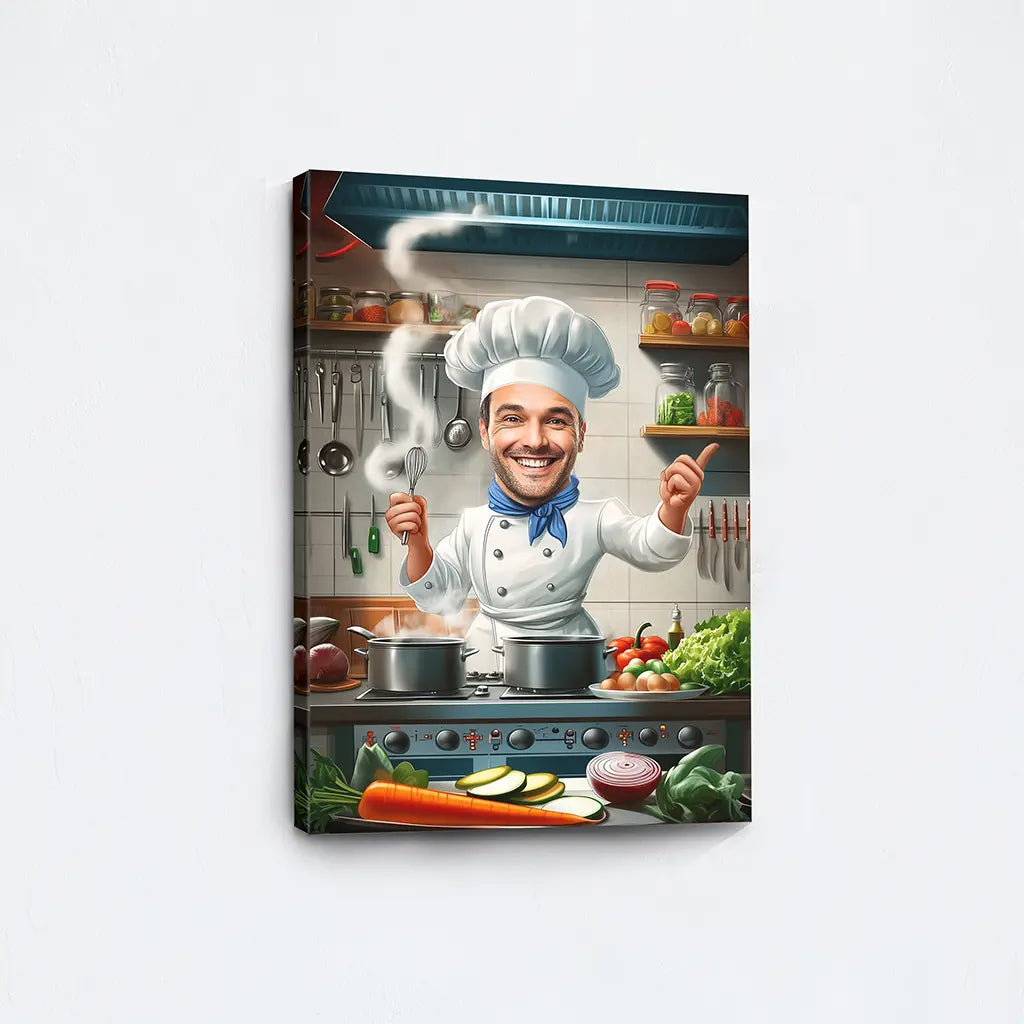 The Chef caricature portrait