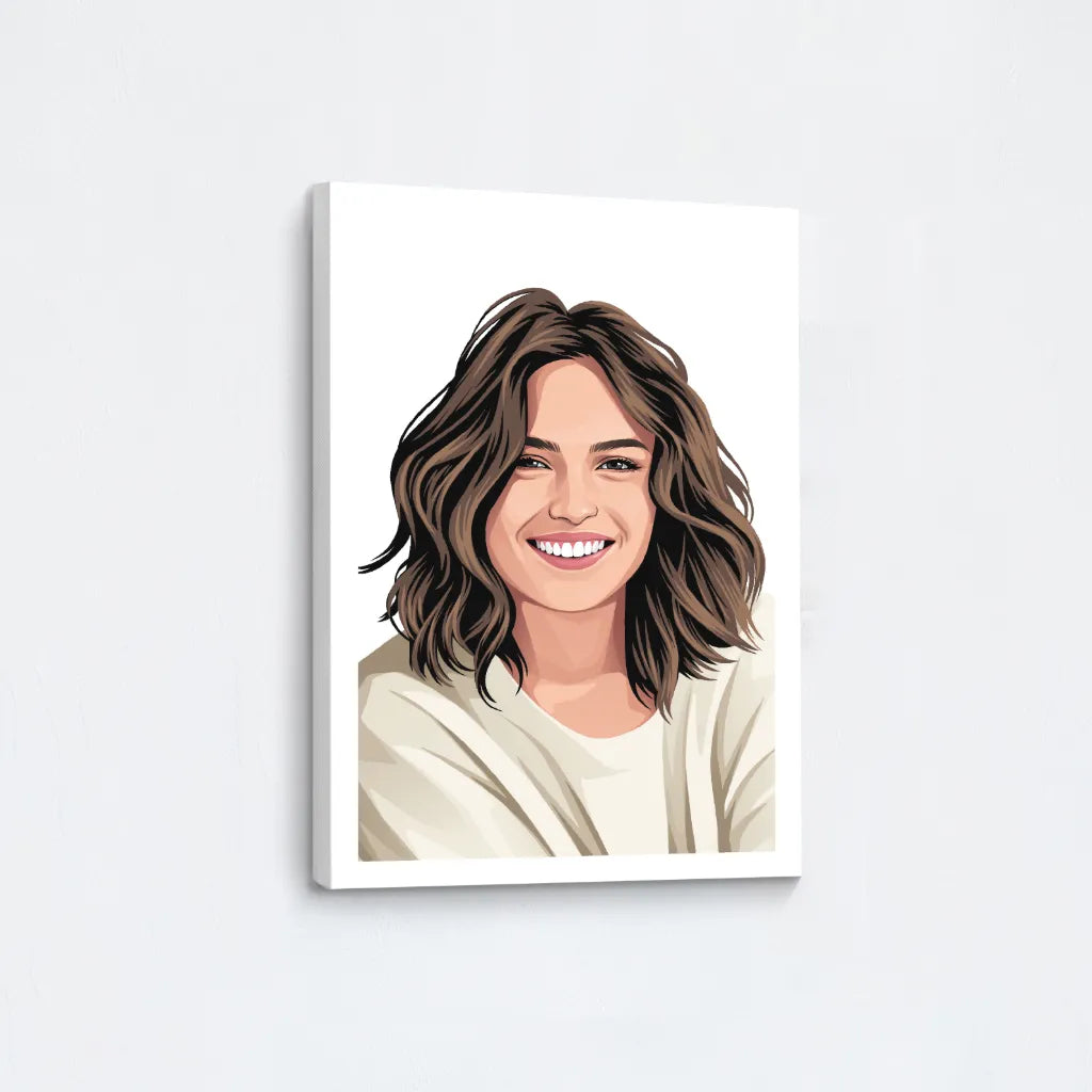 Modern Woman porrait Canvas