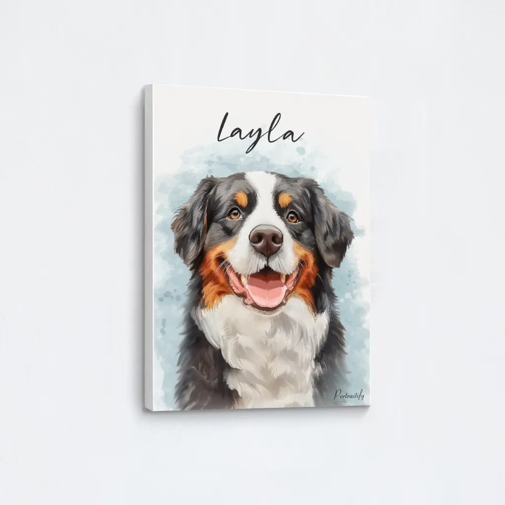 Custom Watercolor Pet Portrait