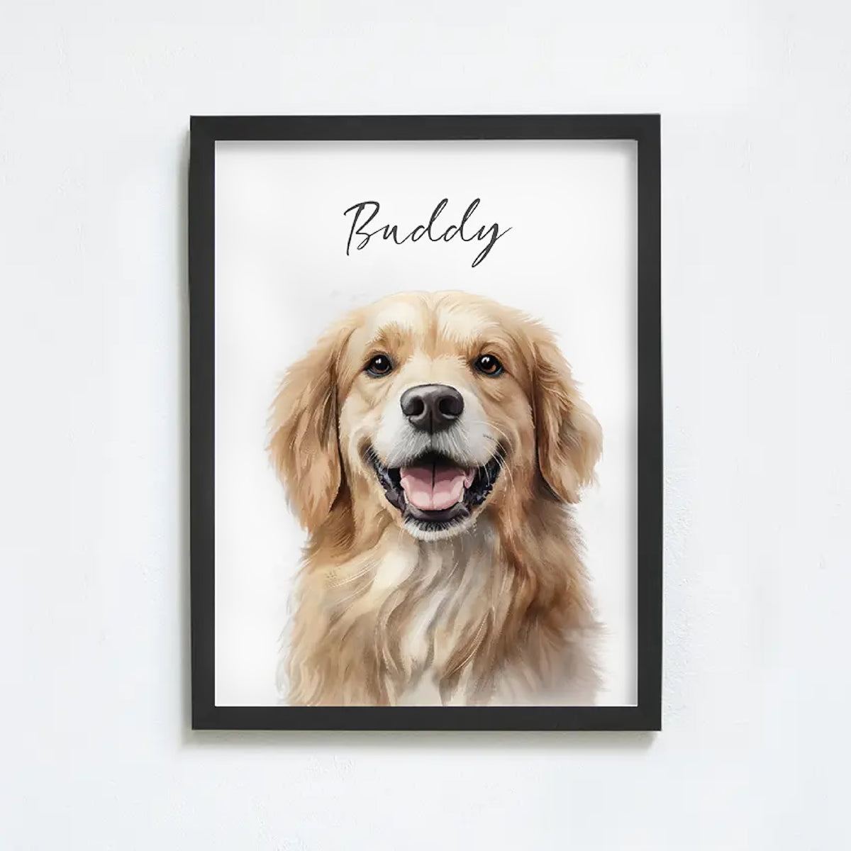 Custom Watercolor Pet Portrait