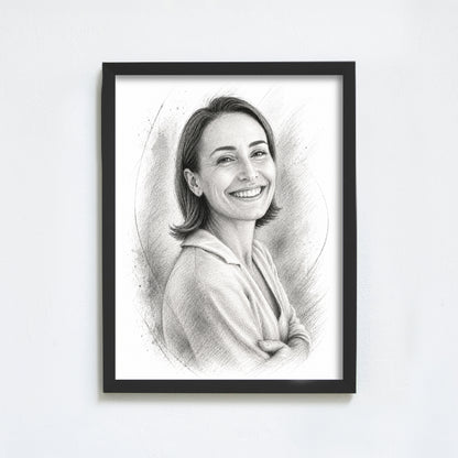 Custom Pencil Sketch Portrait