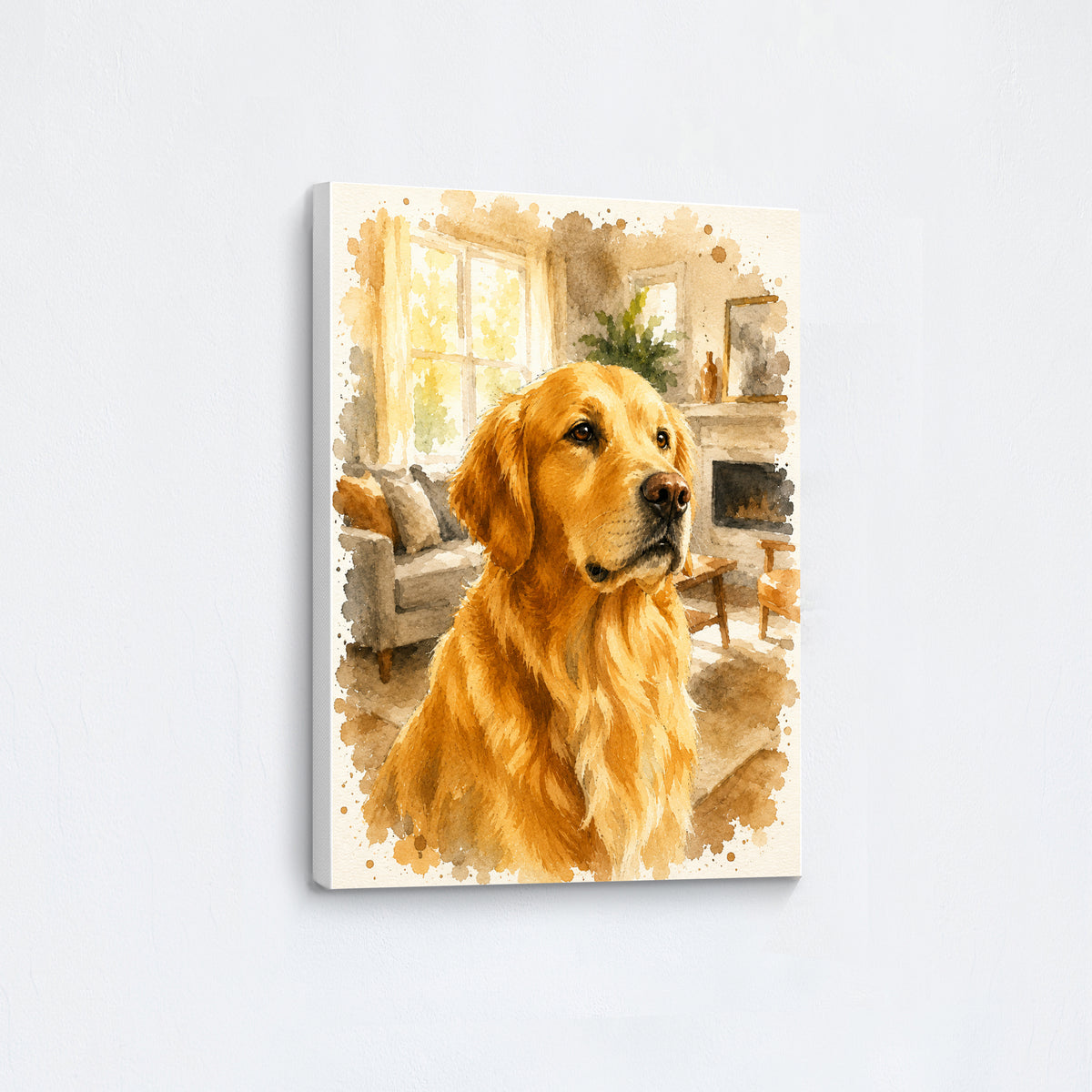 Custom Watercolor Pet Portrait