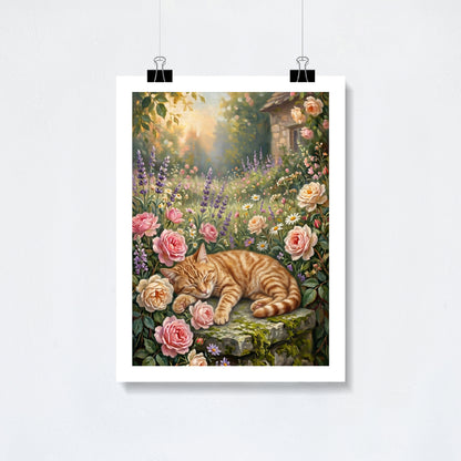 Catnap in Bloom