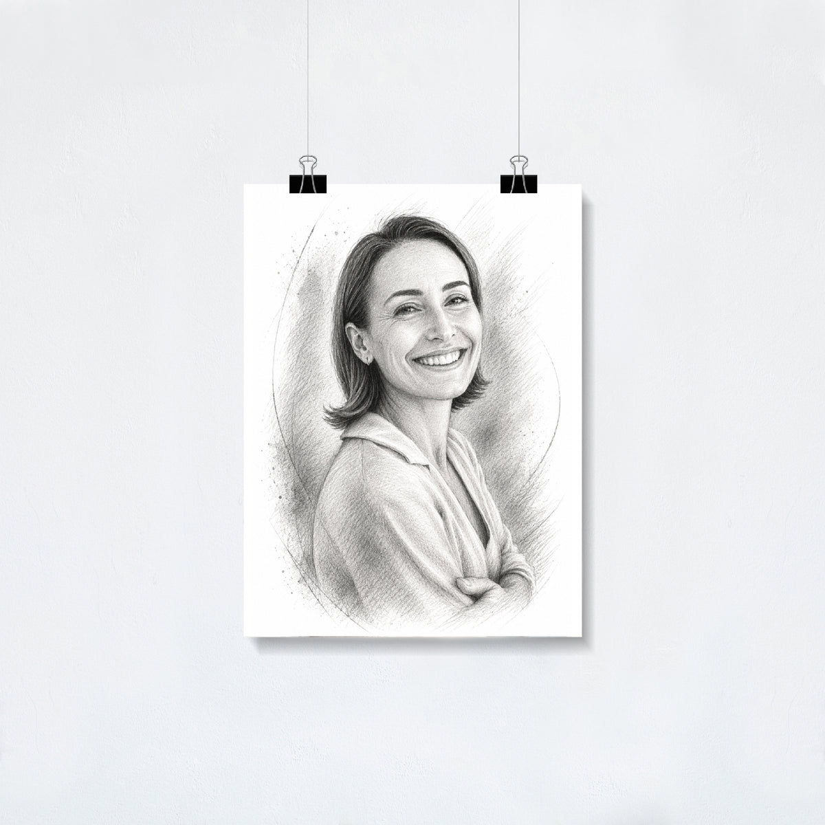 Custom Pencil Sketch Portrait