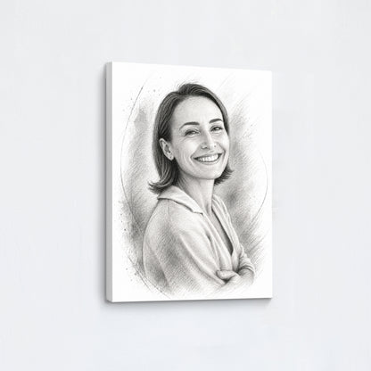 Custom Pencil Sketch Portrait