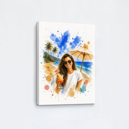 Custom Watercolor Portrait