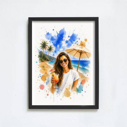 Custom Watercolor Portrait