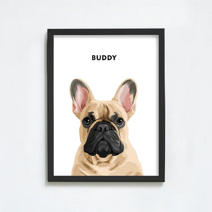 Custom Modern Pet Portrait