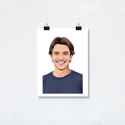 Custom Modern Portrait Man poster