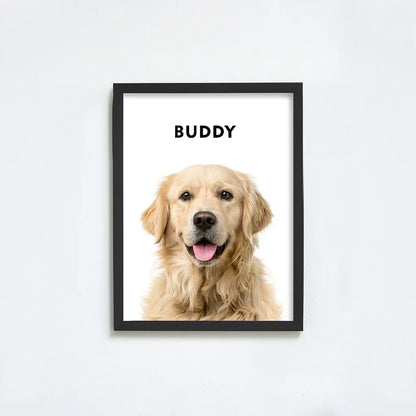 Custom realistic pet portrait