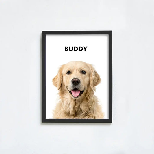 Custom realistic pet portrait
