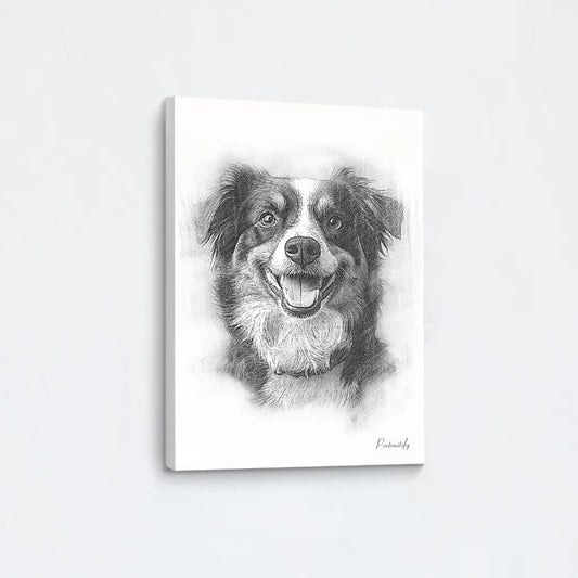 Custom Pencil Sketch Pet Portrait