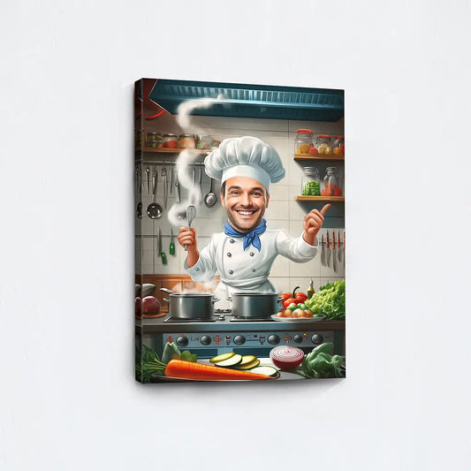 The Chef caricature portrait