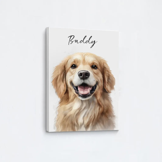 Custom Watercolor Pet Portrait