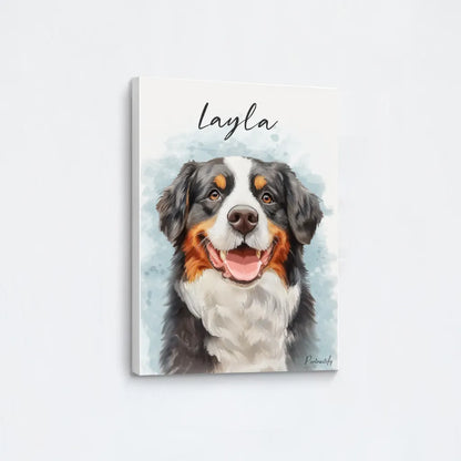 Custom Watercolor Pet Portrait