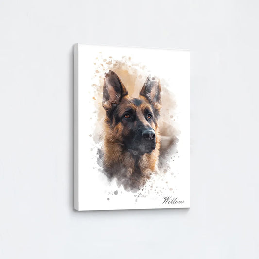 Custom Watercolor Pet Portrait